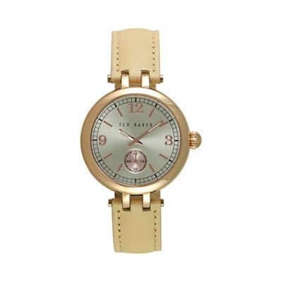 Women's rose gold strap watch te10027794